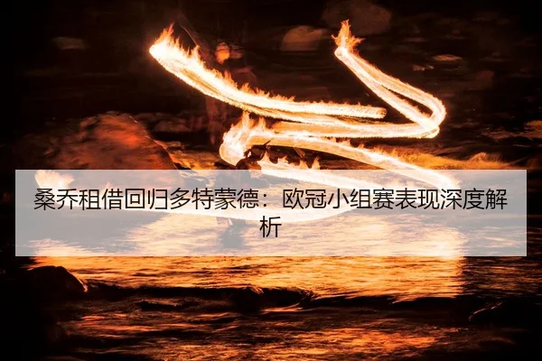 桑乔租借回归多特蒙德：欧冠小组赛表现深度解析